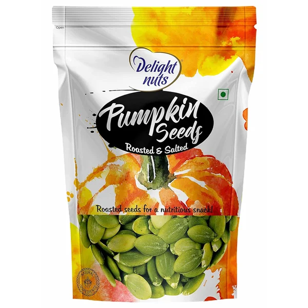 Delight Nuts Roasted &amp; Salted Pumpkin Seeds, 30 gm, Pack of 1