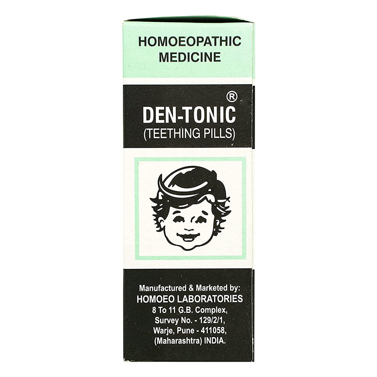 Homoeo Laboratories Den-Tonic Teething Pills, Pack of 1 Homoeo Laboratories Den-Tonic Teething Pills, Pack of 1