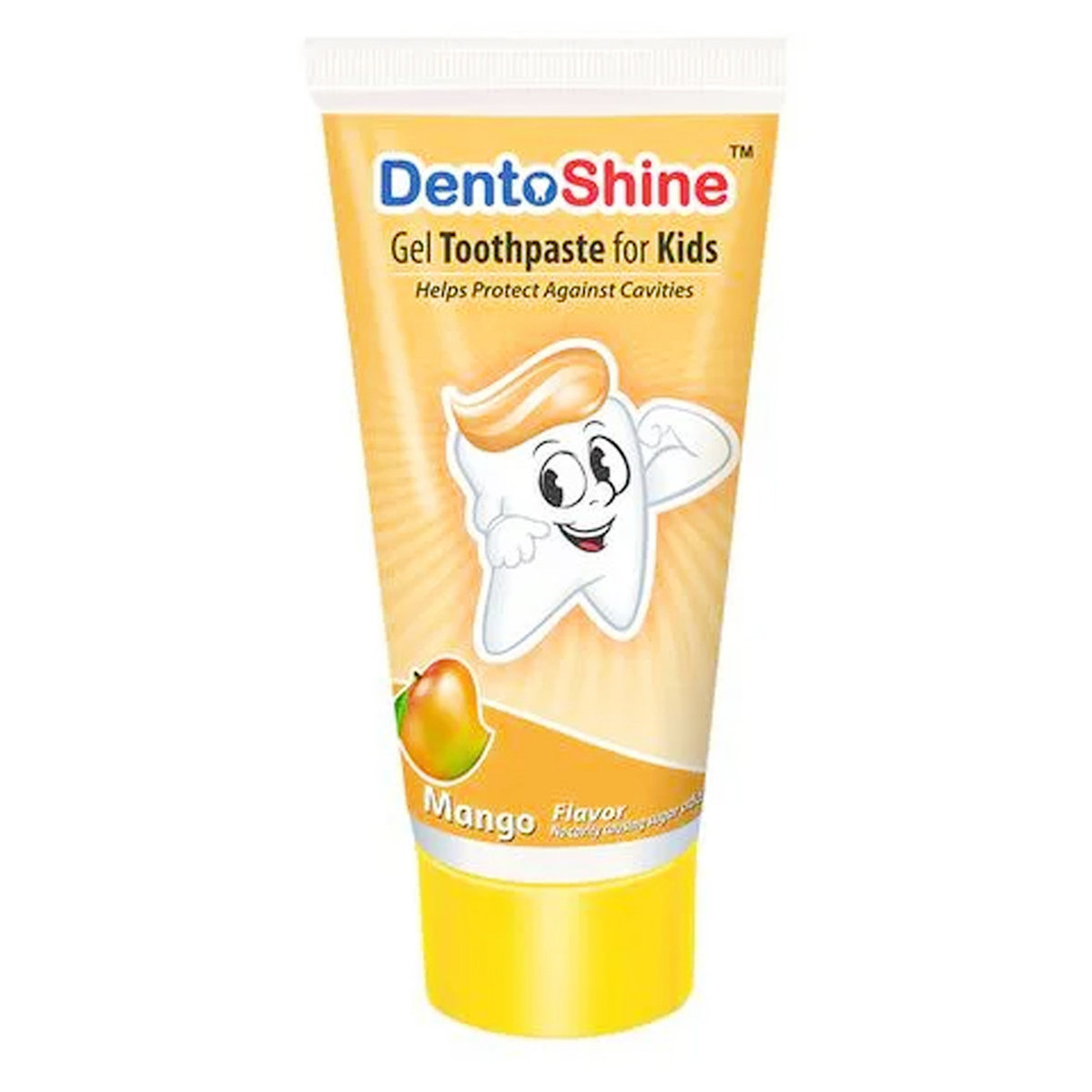 Dentoshine Mango Flavour Kids Gel Toothpaste, 80 gm, Pack of 1 Dentoshine Mango Flavour Kids Gel Toothpaste, 80 gm, Pack of 1