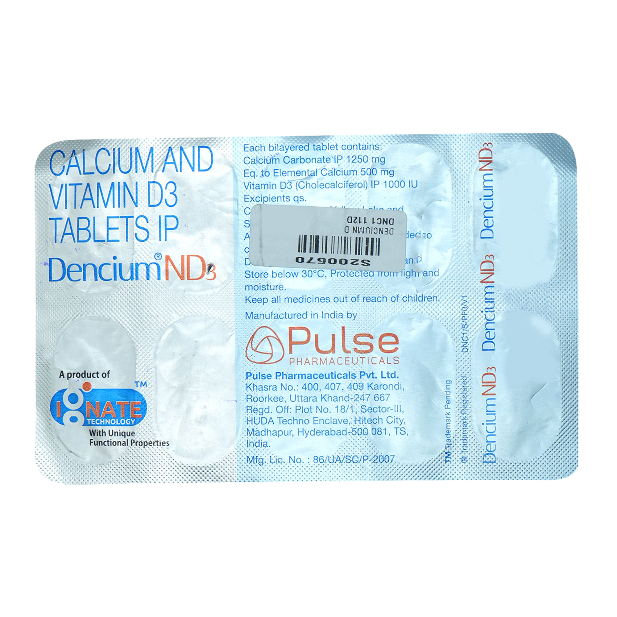 Dencium ND3 Tablet 10's, Pack of 10 Dencium ND3 Tablet 10's, Pack of 10
