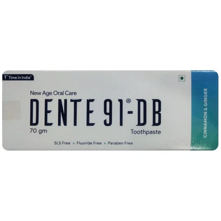 Dente 91-DB Cinnamon & Ginger Flavour Toothpaste 70 gm