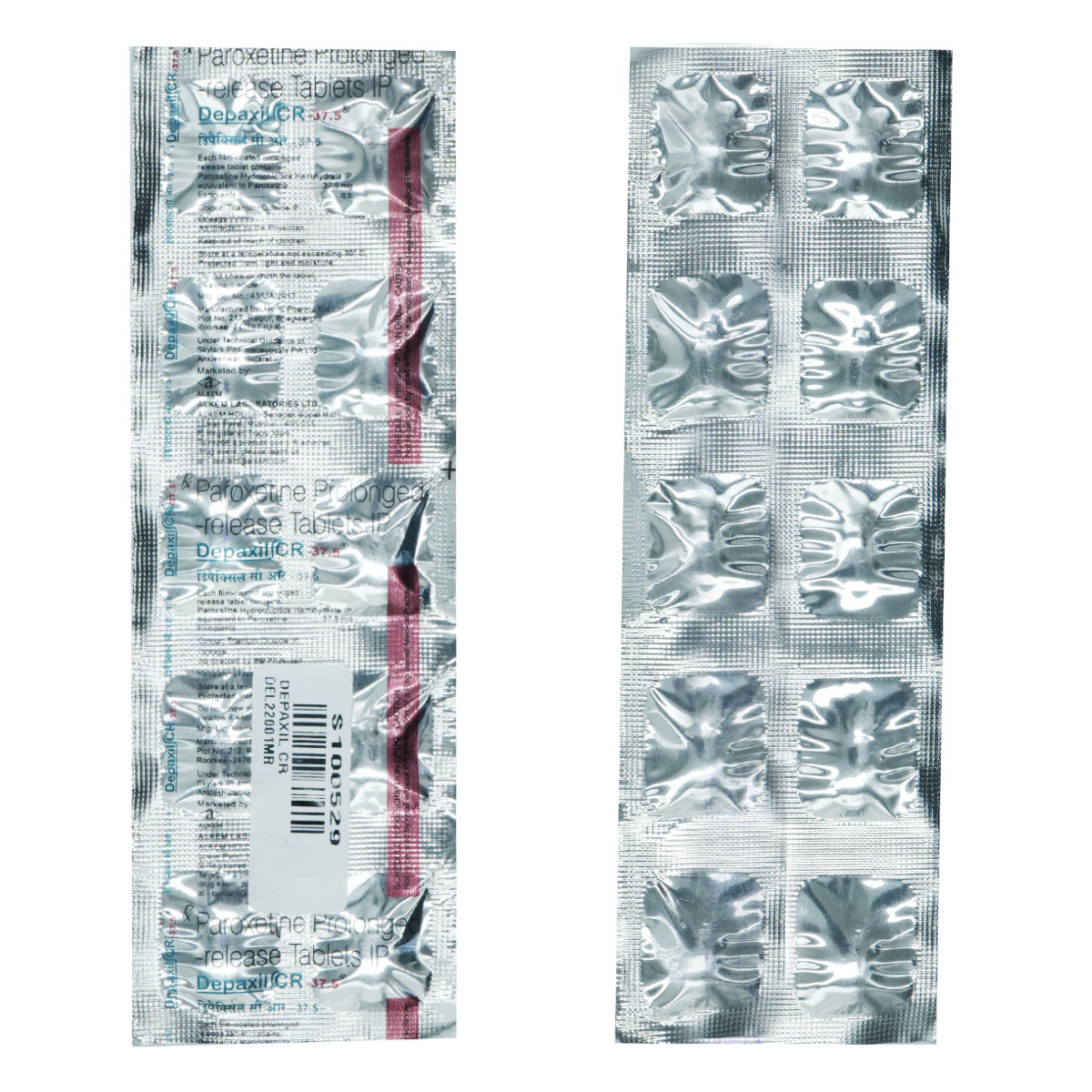 Depaxil CR 37.5 Tablet 10's, Pack of 10 TABLETS Depaxil CR 37.5 Tablet 10's, Pack of 10 TABLETS