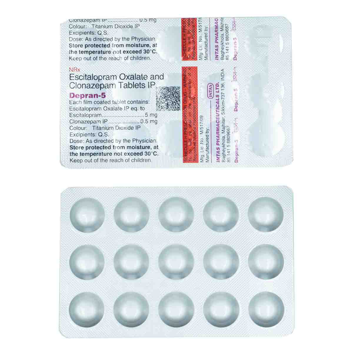 Depran 5 Tablet 15's, Pack of 15 TABLETS Depran 5 Tablet 15's, Pack of 15 TABLETS