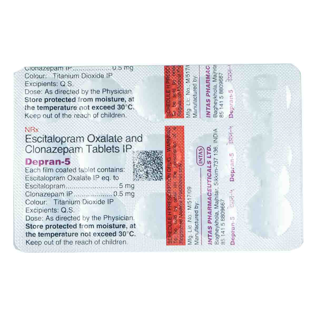 Depran 5 Tablet 15's, Pack of 15 TABLETS Depran 5 Tablet 15's, Pack of 15 TABLETS