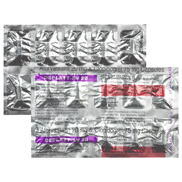 Deplatt-AV 20 Capsule 10's, Pack of 10 CAPSULES