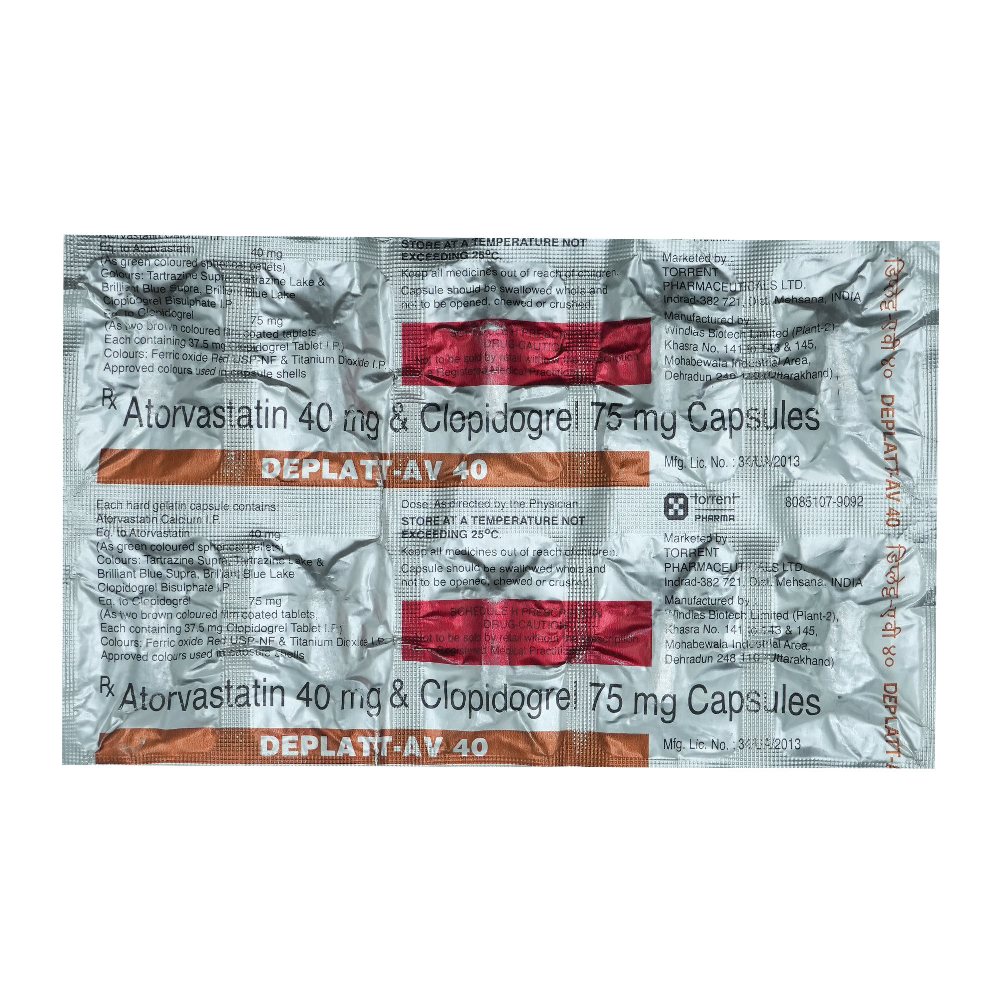 Deplatt AV 40 Capsule 10's, Pack of 10 CapsuleS Deplatt AV 40 Capsule 10's, Pack of 10 CapsuleS