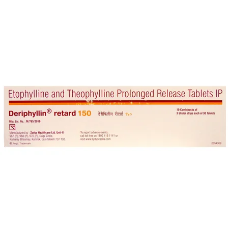 Deriphyllin Retard 150 Tablet 30's