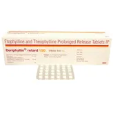 Deriphyllin Retard 150 Tablet 30's, Pack of 30 TABLETS