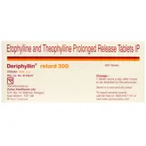 Deriphyllin Retard 300 Tablet 30's, Pack of 30 TABLETS