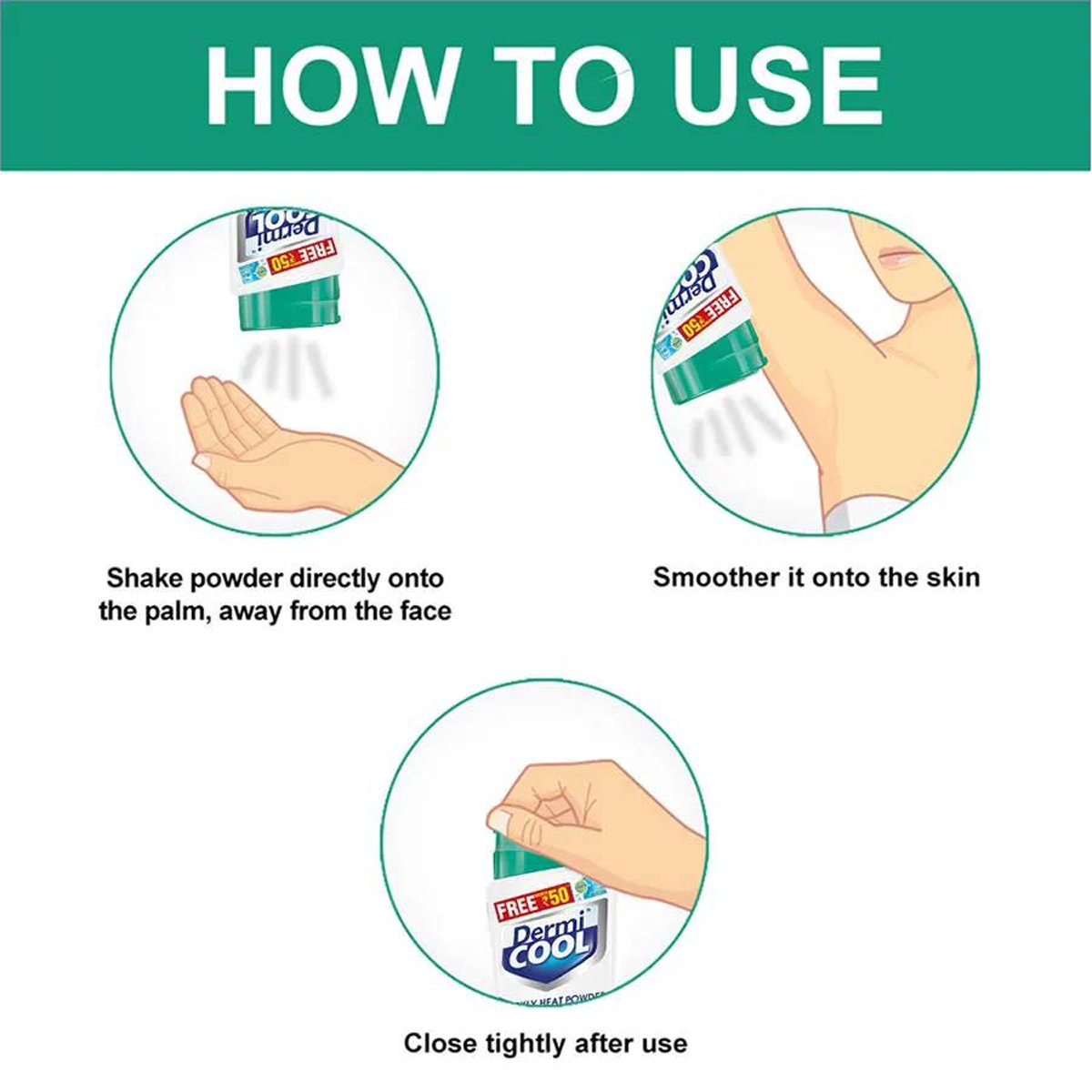 Dermi Cool Regular Prickly Heat Powder 150 gm | With Cooling Effect | Relieves Skin Itching, Prickly Heat, Dhobi Itch & Athlete's foot, Pack of 1 Dermi Cool Regular Prickly Heat Powder 150 gm | With Cooling Effect | Relieves Skin Itching, Prickly Heat, Dhobi Itch & Athlete's foot, Pack of 1