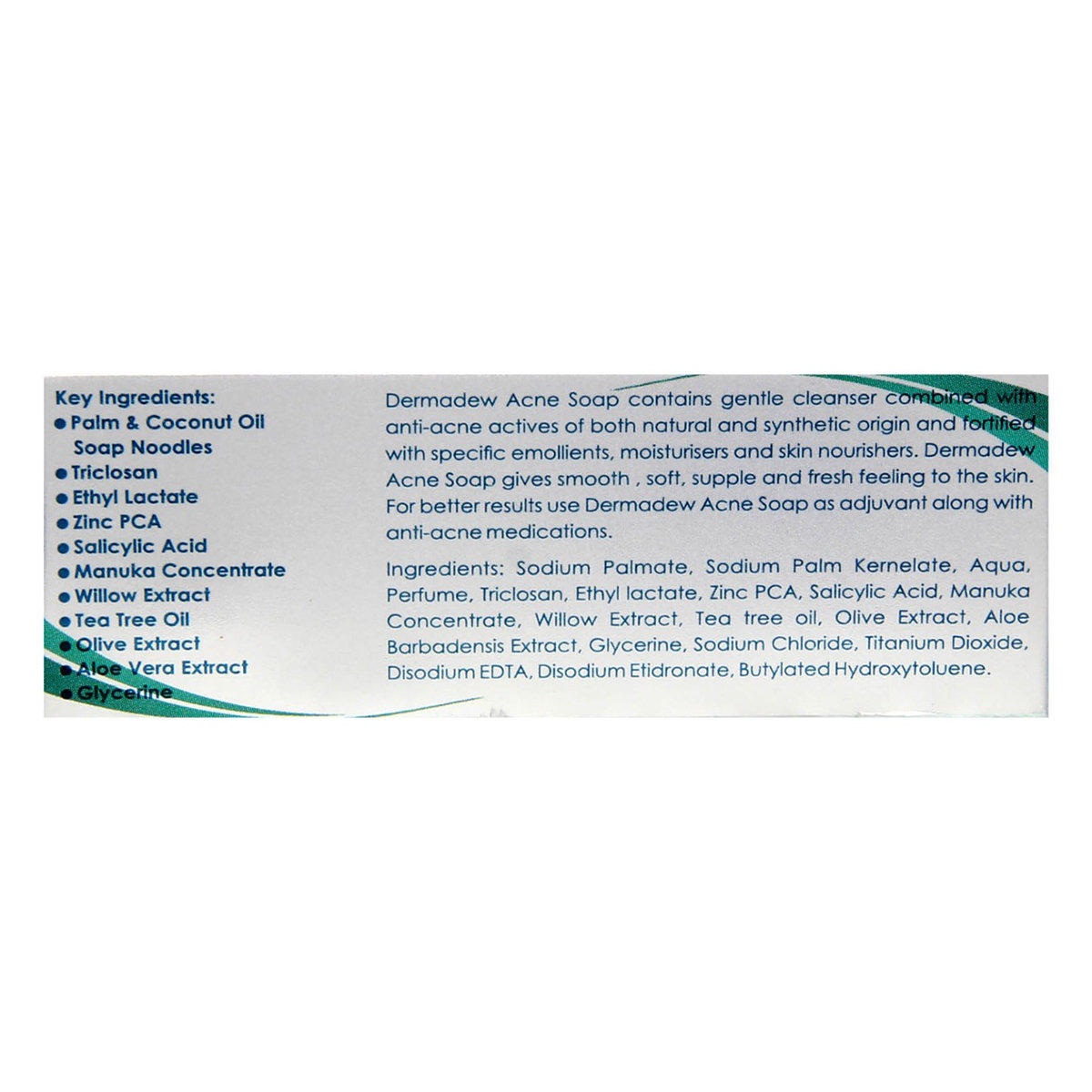 Dermadew Acne Soap 75 gm | Treat & Prevent Acne | Gives Soft, Smooth & Fresh Skin, Pack of 1 Dermadew Acne Soap 75 gm | Treat & Prevent Acne | Gives Soft, Smooth & Fresh Skin, Pack of 1