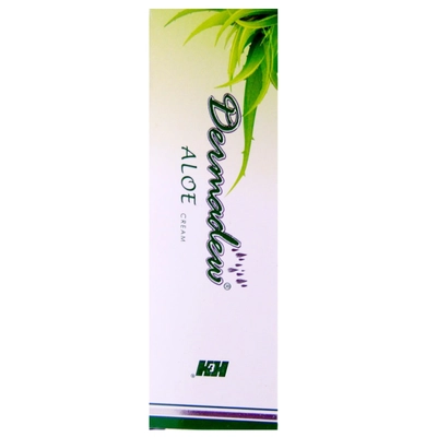 Dermadew Aloe Cream 50 gm | Moisturises Skin | Non Greasy | Safe For Adult &amp; Children | For Dry Skin, Pack of 1