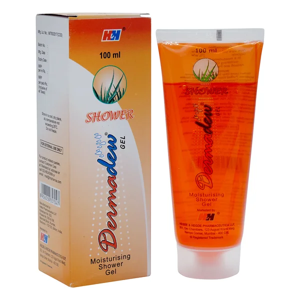 Dermadew Shower Gel 100 ml | Mild Moisturising Body Cleanser | For Dry Skin, Pack of 1 GEL