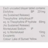 Deriphyllin M Tablet 10's, Pack of 10 TABLETS