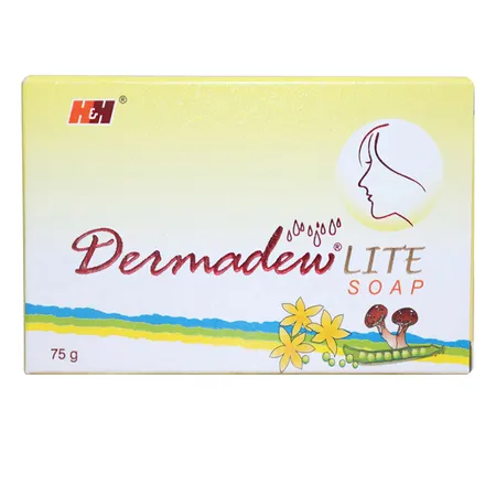 Dermadew Lite Soap 75 gm | Moisturising & Nourishing Soap | Keep Skin Soft & Fresh
