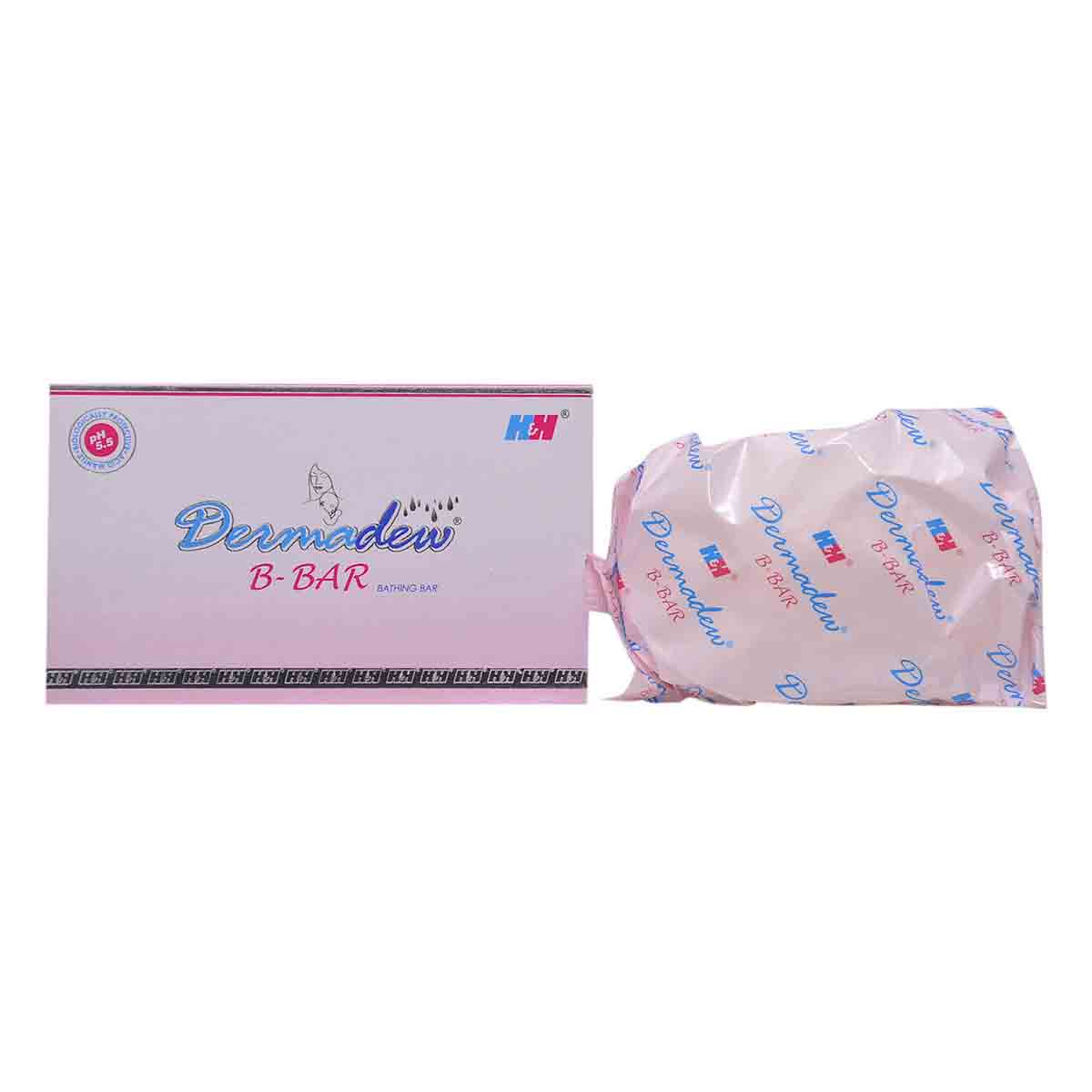 Dermadew B-Bar 75 gm | pH 5.5 | Hydrates Skin | Keep Skin Soft & Smooth | For Baby's Delicate Skin, Pack of 1 Dermadew B-Bar 75 gm | pH 5.5 | Hydrates Skin | Keep Skin Soft & Smooth | For Baby's Delicate Skin, Pack of 1