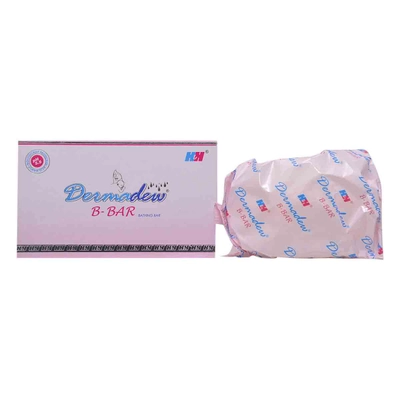 Dermadew B-Bar 75 gm | pH 5.5 | Hydrates Skin | Keep Skin Soft &amp; Smooth | For Baby's Delicate Skin, Pack of 1