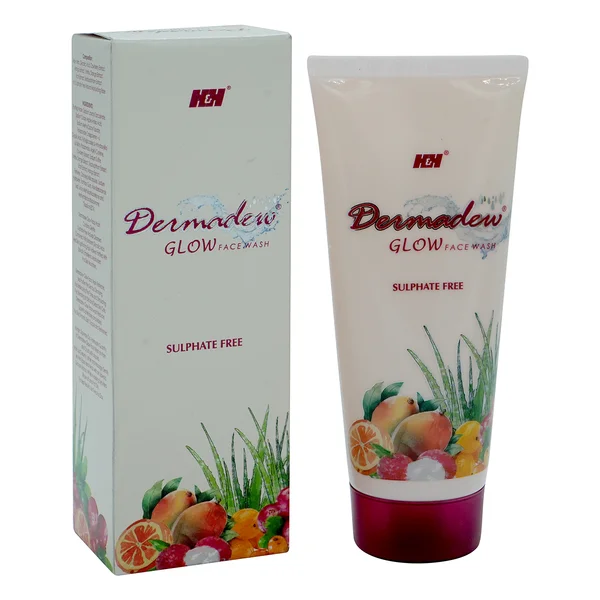 Dermadew Glow Face Wash 100 ml | Deep Cleansing | Purifies &amp; Refreshes Skin, Pack of 1