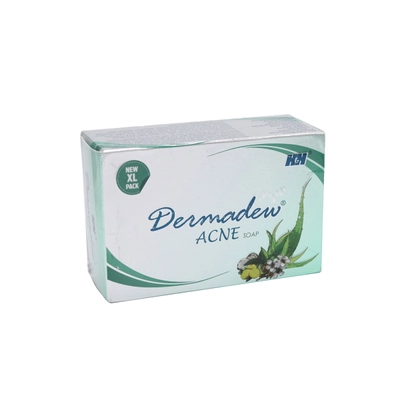 Dermadew Acne Soap 125 gm | Treat &amp; Prevent Acne | Gives Soft, Smooth &amp; Fresh Skin, Pack of 1