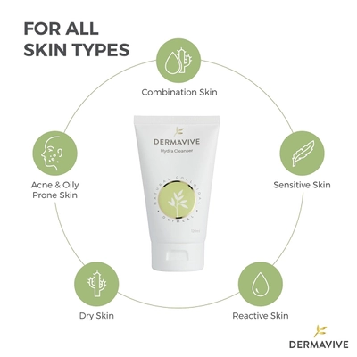 Dermavive Hydra Cleanser 120 ml, Pack of 1