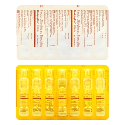 Deriphyllin Injection 7x2 ml, Pack of 1 INJECTION