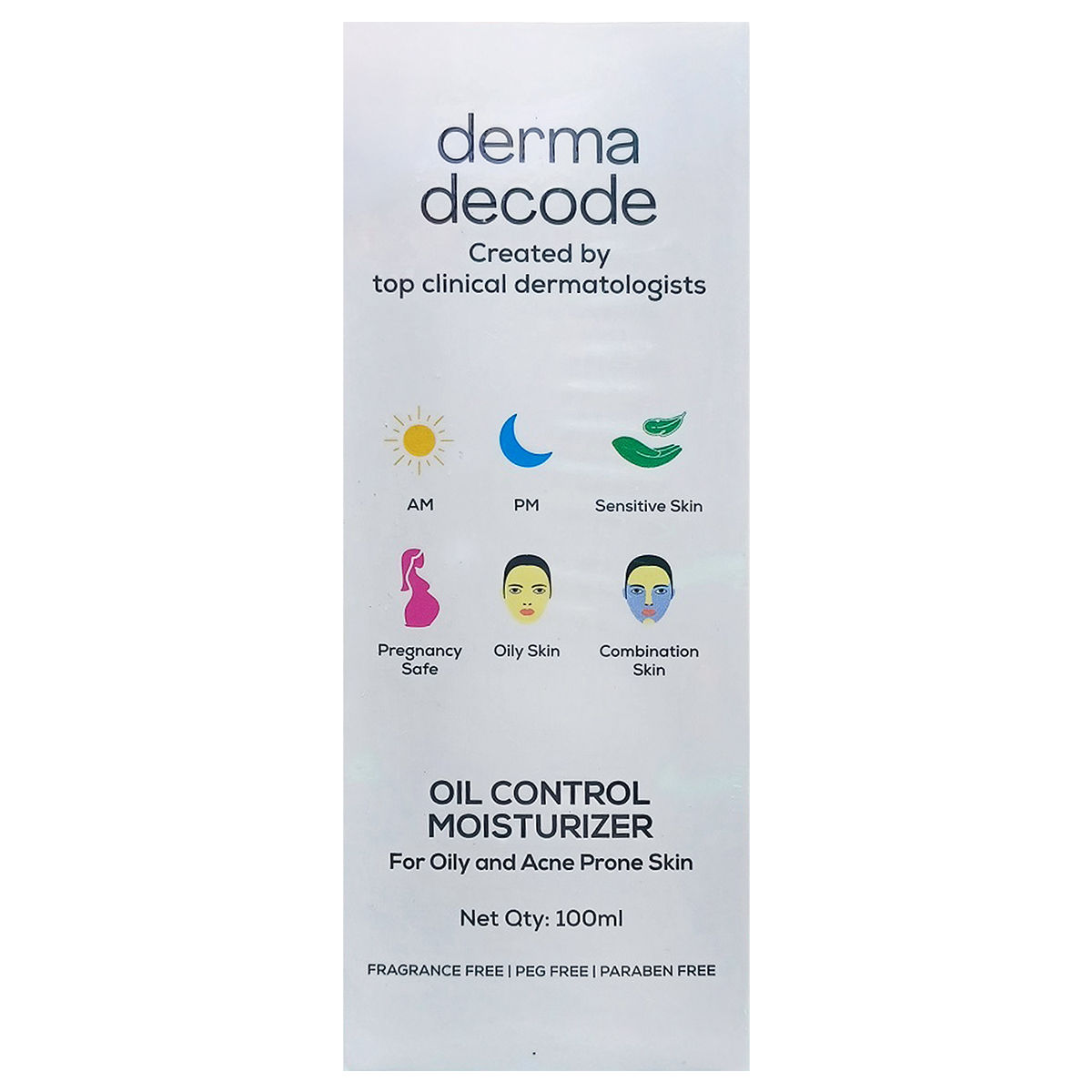 Derma Ecode Buy Derma Decode Oil Control Moisturizer 100 ml | 19 Minutes Delivery ...