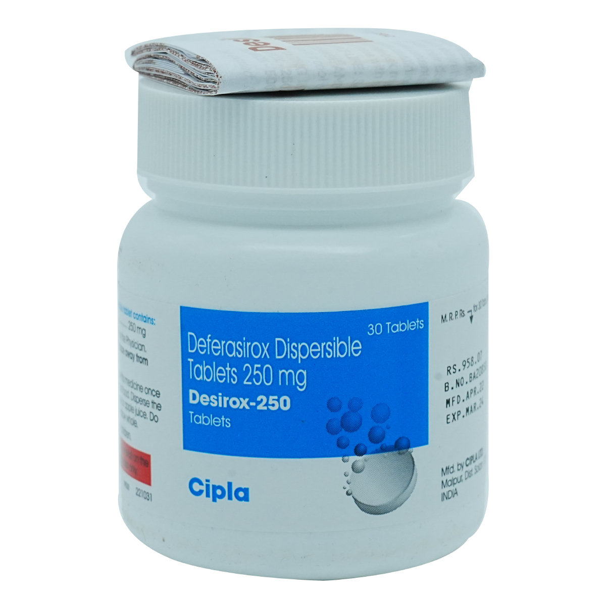 Desirox 250mg Tablet 30's, Pack of 30 TABLETS Desirox 250mg Tablet 30's, Pack of 30 TABLETS