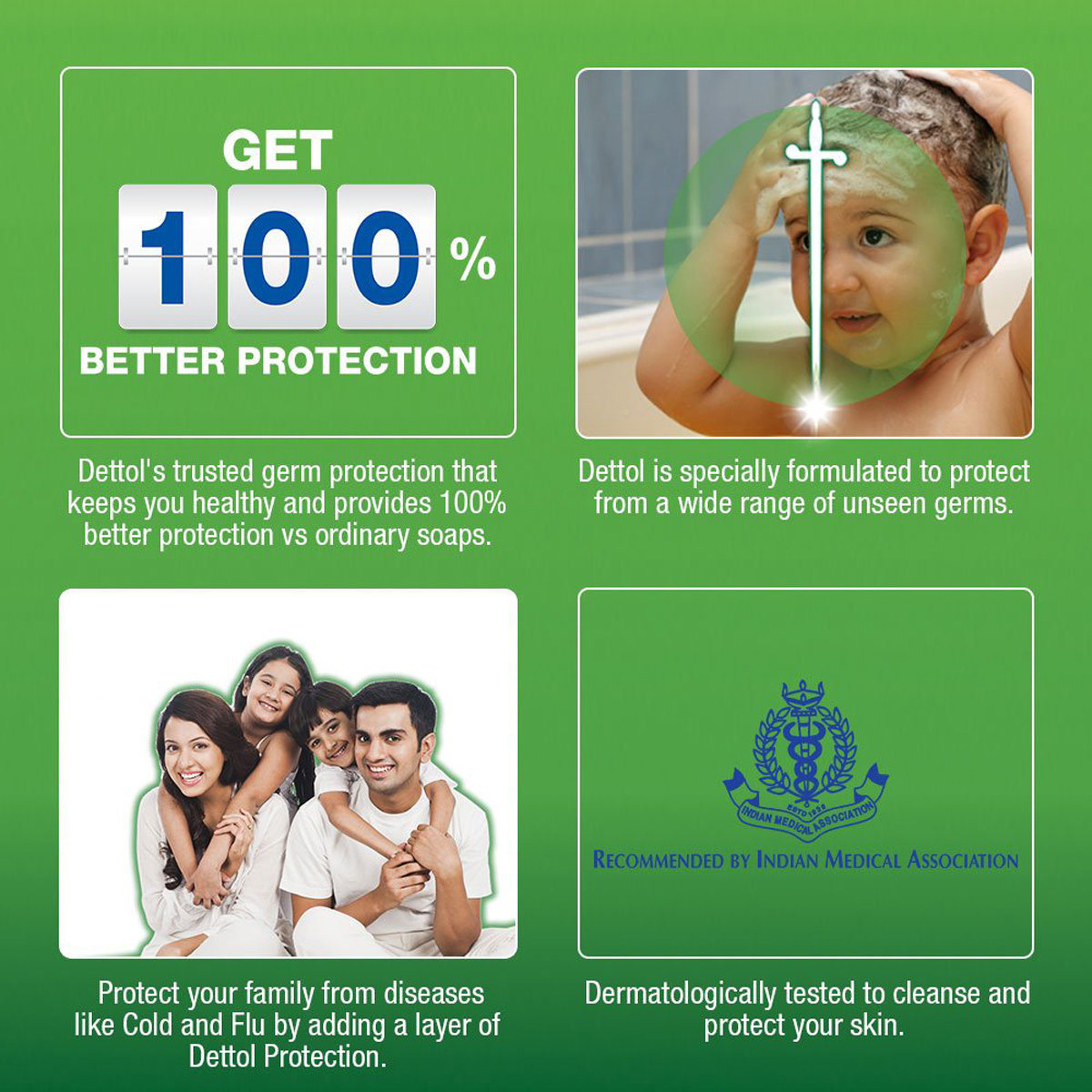 Dettol Skincare Soap 75 gm | With Pure Glycerine | Provides Germ Protection | Moisturises Skin | IMA Recommended, Pack of 1 Dettol Skincare Soap 75 gm | With Pure Glycerine | Provides Germ Protection | Moisturises Skin | IMA Recommended, Pack of 1