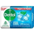 Dettol Cool Soap, 300 gm (4 x 75 gm)