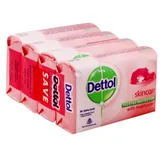 Dettol Skincare Soap, 500 gm (4x125 gm), Pack of 1