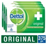 Dettol Original Soap, 375 gm (3x125 gm), Pack of 1