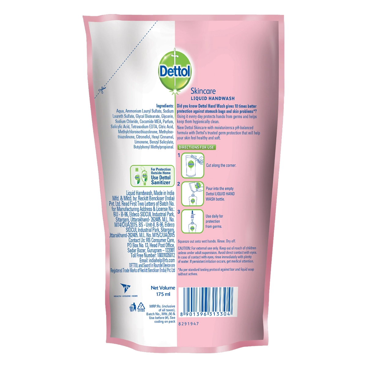 Dettol No Touch Aloe Vera Handwash Refill, 250 ml Price, Uses