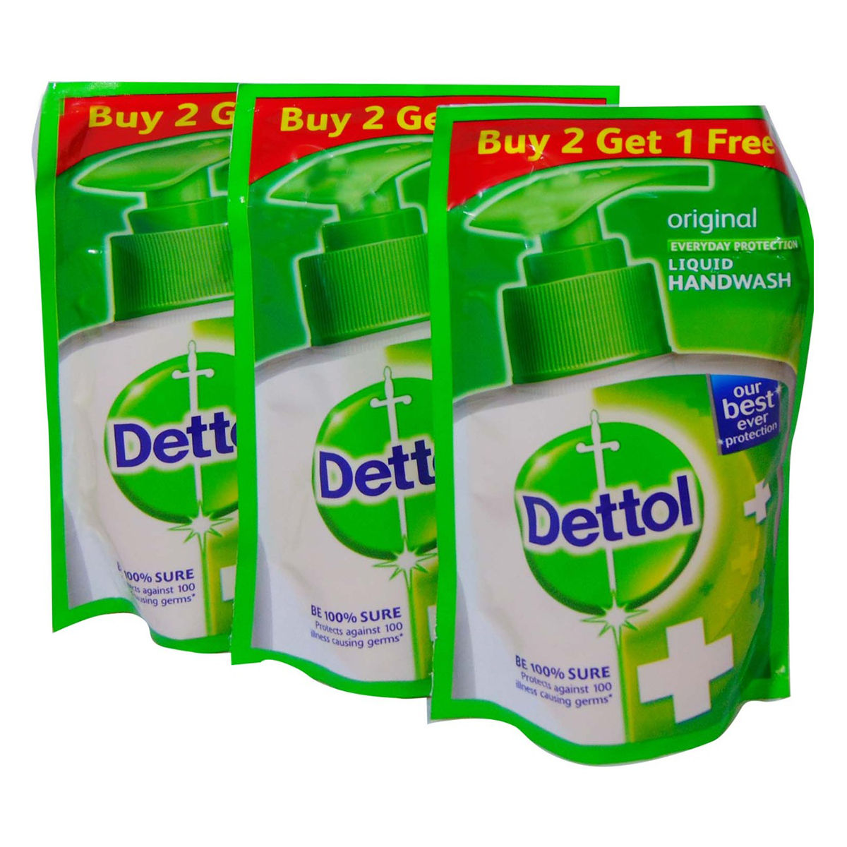 Buy Dettol Original Liquid Handwash, 525 ml (3 x 175 ml) Online