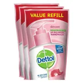 Dettol Skincare Liquid Handwash, 525 ml Refill Pack (3 x 175 ml), Pack of 1