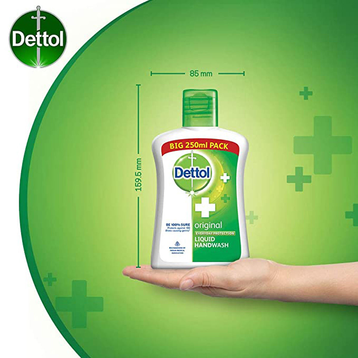 Dettol Original Liquid Handwash, 250 ml, Pack of 1 