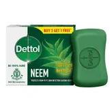 Dettol Neem Soap, 300 gm (4x75 gm), Pack of 1