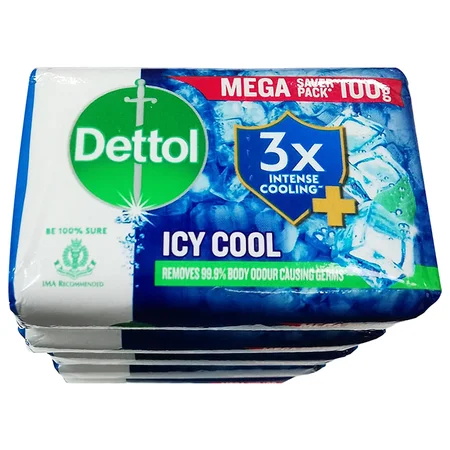 Dettol Icy Cool Soap, 5x100 gm