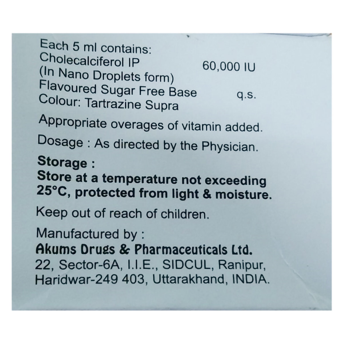 Devivo 60000IU Sugar Free Oral Solution 5 ml, Pack of 1 Devivo 60000IU Sugar Free Oral Solution 5 ml, Pack of 1