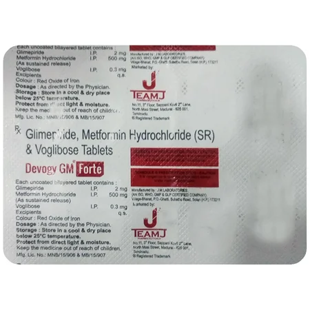 Devogy GM Forte Tablet 10's
