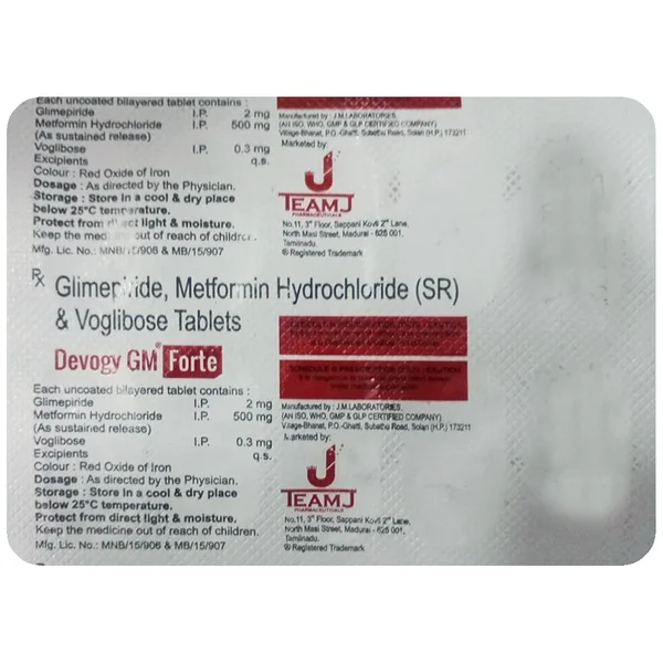 Devogy GM Forte Tablet 10's