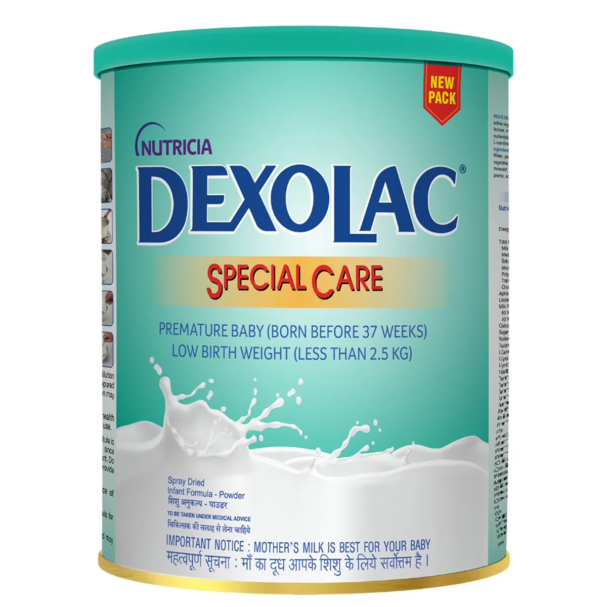 Dexolac Special Care Infant Formula Powder for Premature Baby (Born Before  37 Weeks), 400 gm Tin