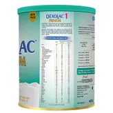 Dexolac Premium Infant Formula Stage 1 Powder for Up to 6 Months Kid, 400 gm Tin, Pack of 1