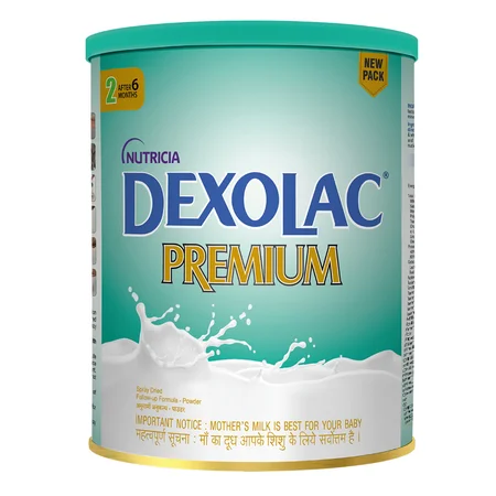 Dexolac Premium Infant Formula Stage 2 Powder for After 6 Months Kid, 400 gm