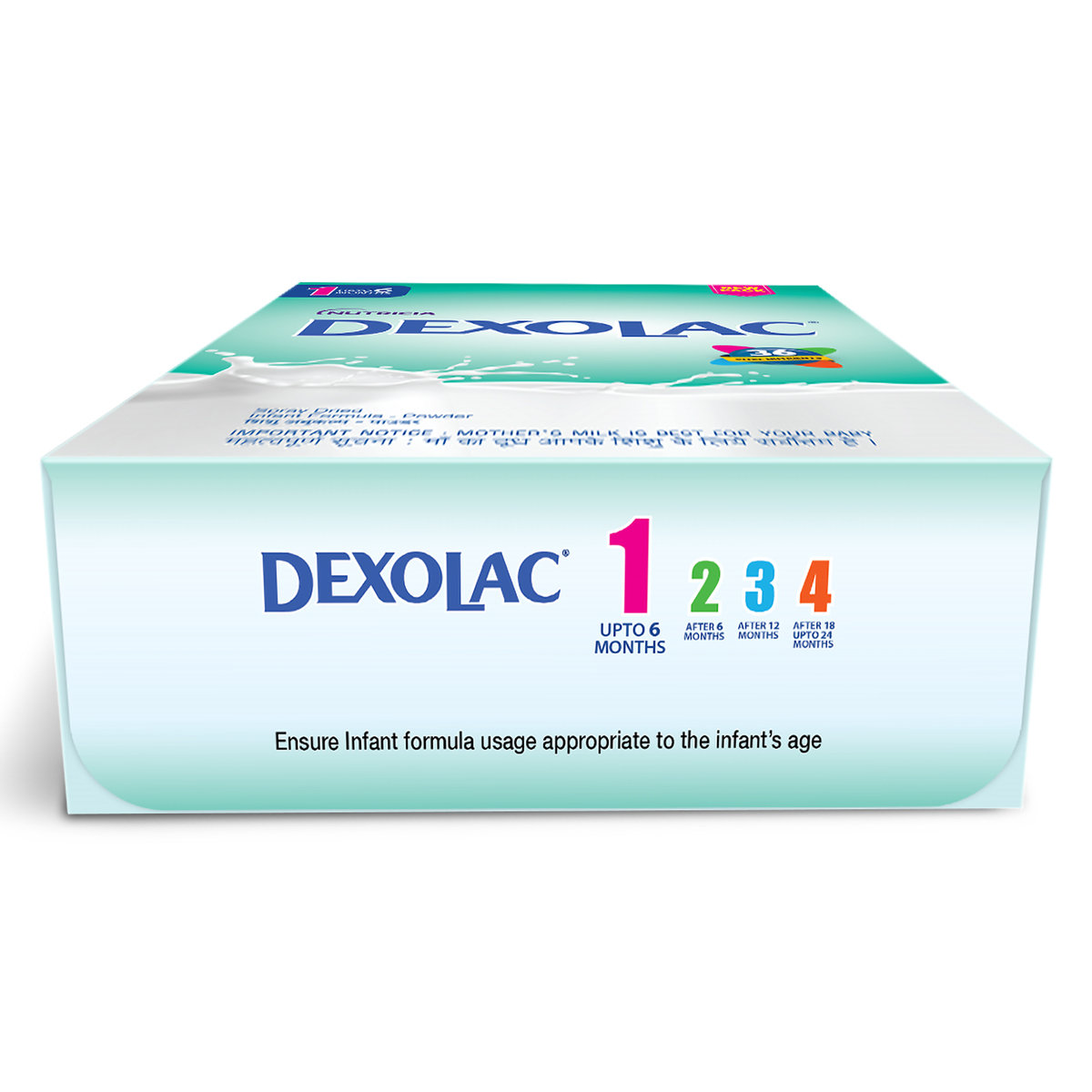 Dexolac Infant Formula Stage 1 Up to 6 Months, 400 gm Refill Pack, Pack of 1 Dexolac Infant Formula Stage 1 Up to 6 Months, 400 gm Refill Pack, Pack of 1