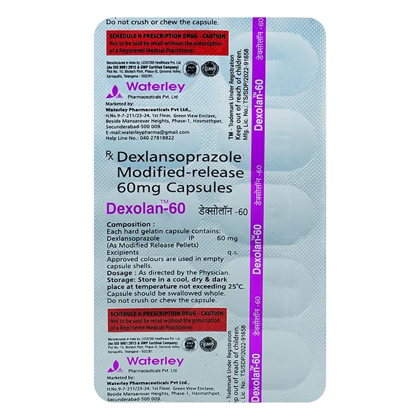 Dexolan 60 mg MR Capsule 10's