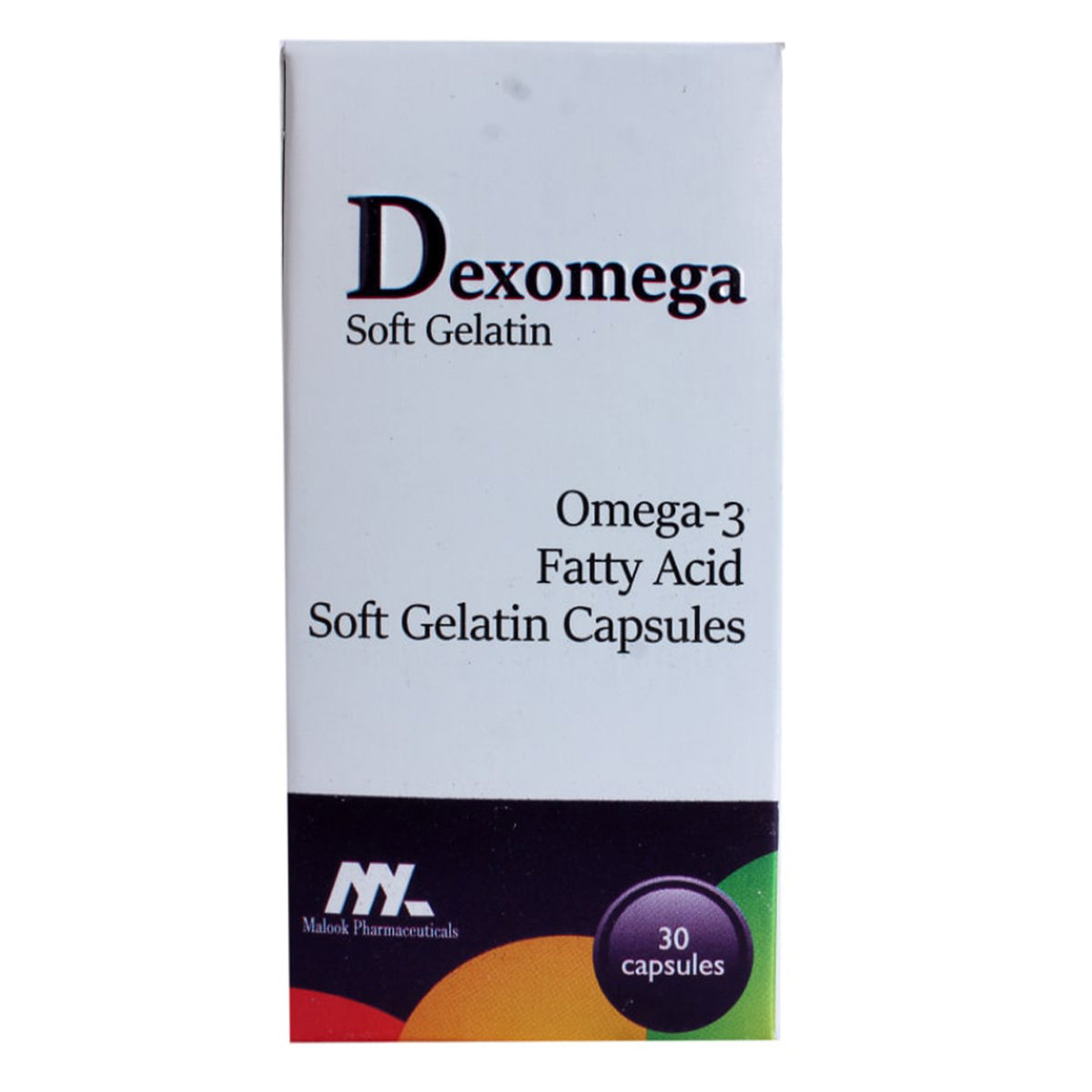 Dexomega Soft Gelatin Capsule 30's, Pack of 1 Capsule Dexomega Soft Gelatin Capsule 30's, Pack of 1 Capsule