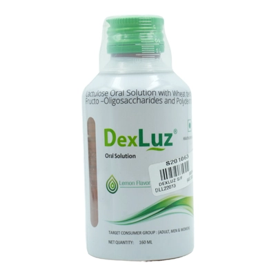 Dexluz Lemon Flavour Oral Solution 160 ml, Pack of 1 Oral Solution