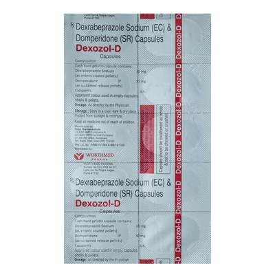 Dexozol-D Capsule 10's, Pack of 10 CAPSULES