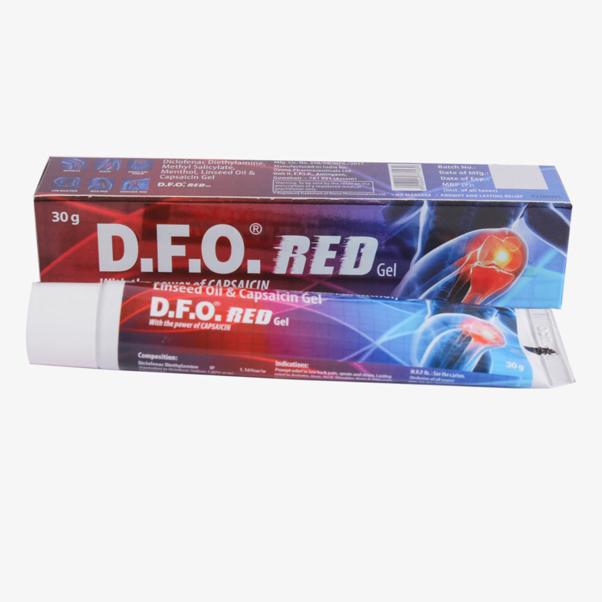 Buy D.F.O. Red Gel 30 gm Online