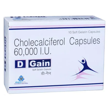 Dgain 60000IU Capsule 10's